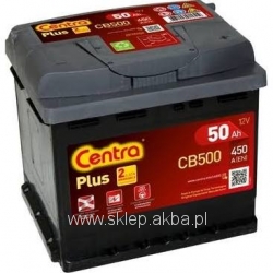 Centra Plus CB500 12V 50Ah 450A