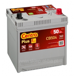 Centra Plus CB504 12V 50Ah 360A