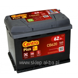 Centra Plus CB620 12V 62Ah 540A