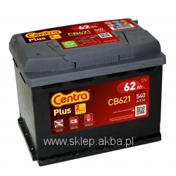 Centra Plus CB621 12V 62Ah 540A