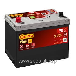 Centra Plus CB705 12V 70Ah 540A