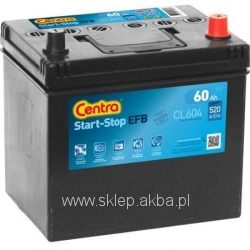 Centra START-STOP EFB CL604 12V 60Ah 640A