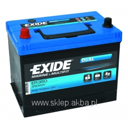 Exide Dual ER350 12V 80Ah 510A