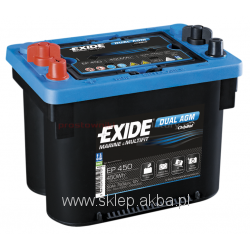 Exide Dual AGM EP450 12V 50Ah 450A