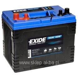 Exide Dual AGM EP650 12V 75Ah 650A