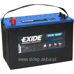 Exide Dual AGM EP900 12V 100Ah 720A