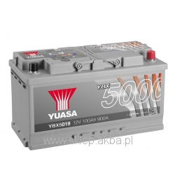 YUASA YBX5019 12V 100Ah 900A