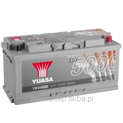 YUASA YBX5020 12V 110Ah 900A